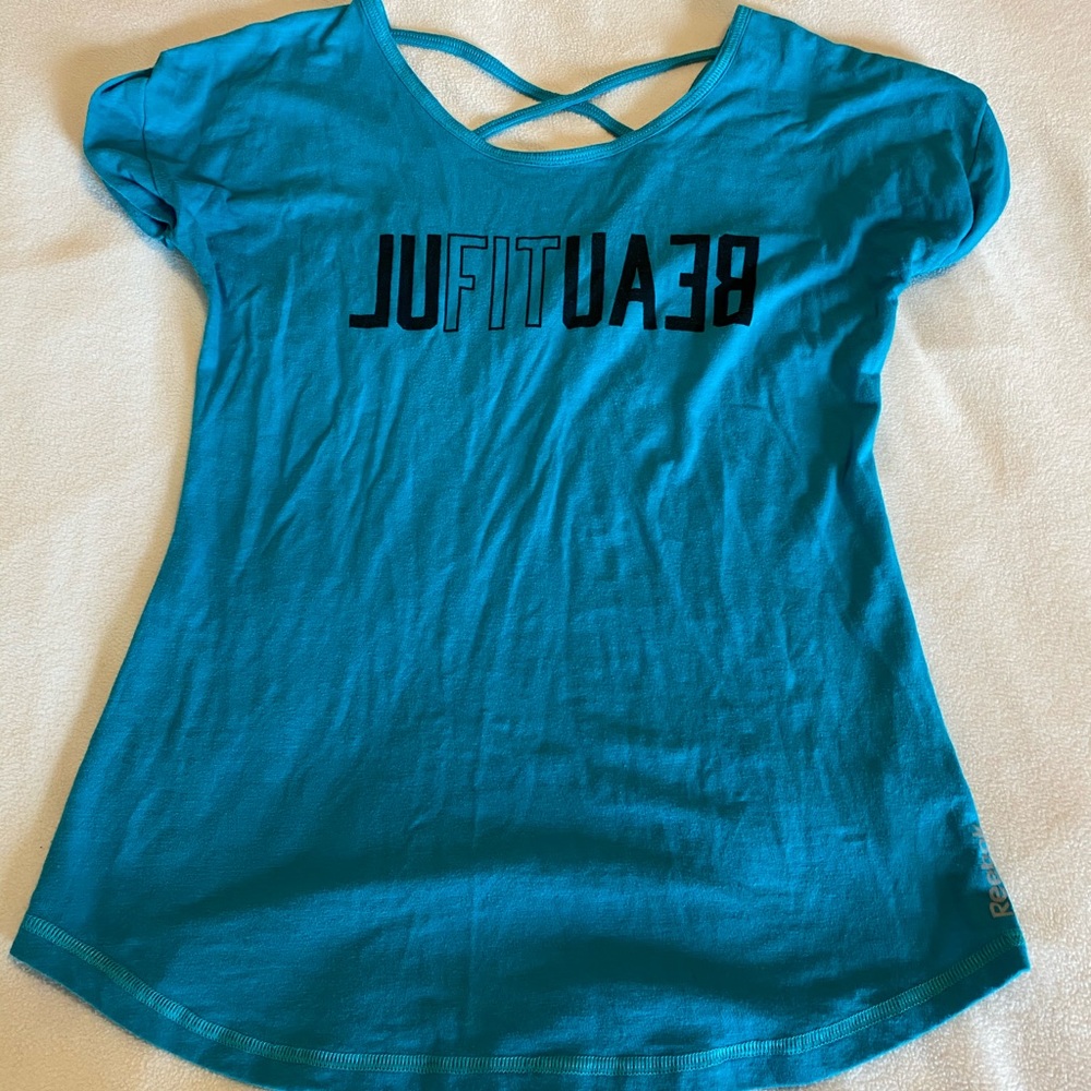 Reebok teal tee